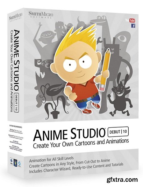 Anime Studio Debut 10.1.3 (Mac OS X)