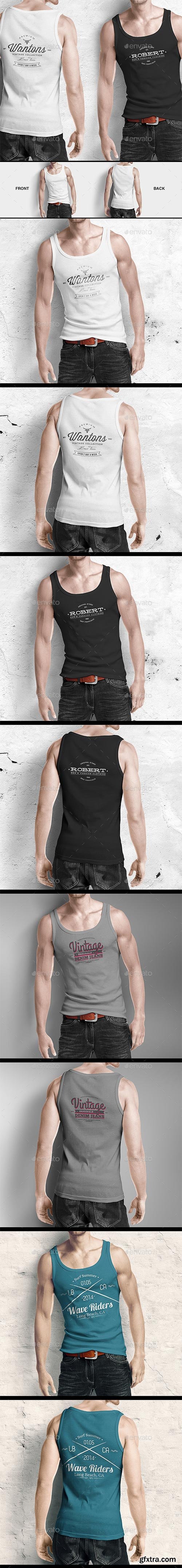 GraphicRiver - Man Tank Shirt Mock-up