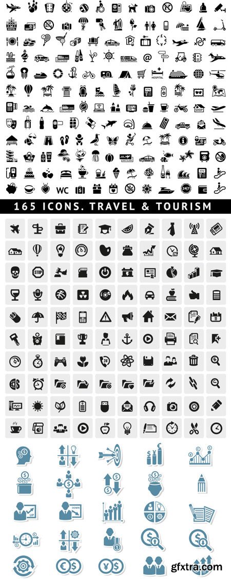 Huge Collection of Icons in Vector (290 Icons)