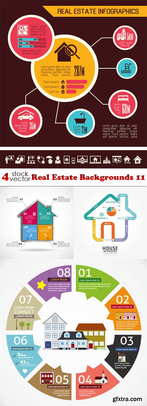 Vectors - Real Estate Backgrounds 11