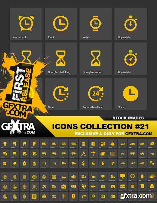 Icons Collection #21 - 25 Vector