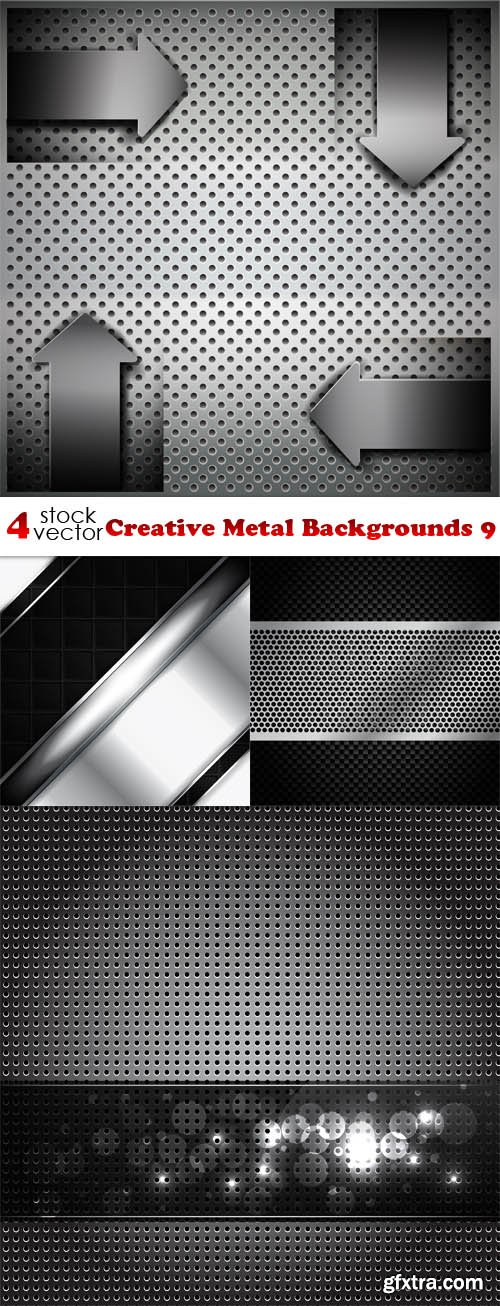 Vectors - Creative Metal Backgrounds 9