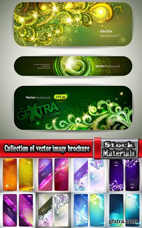 Collection of vector image brochure flyer banner #3-25 Eps