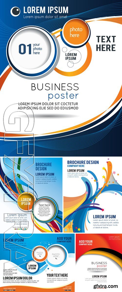 Stock Vectors - Vector Business Brochure Template Or Corporate Banner Design 4