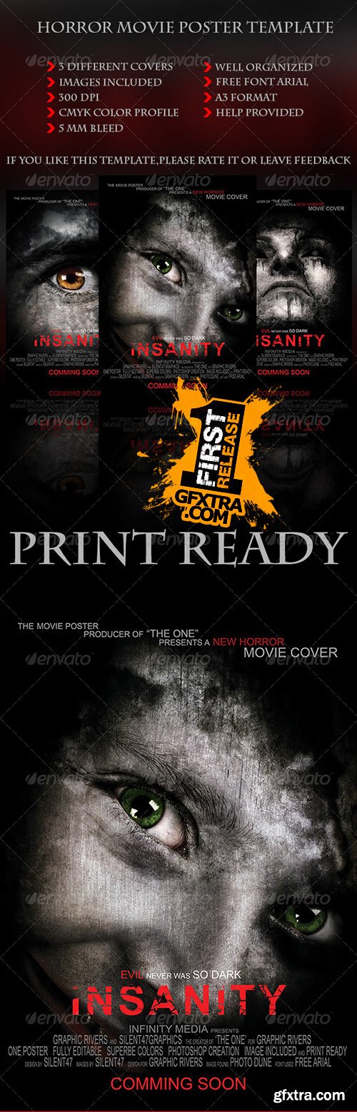 GraphicRiver - Horror Movie Poster Template 5975361