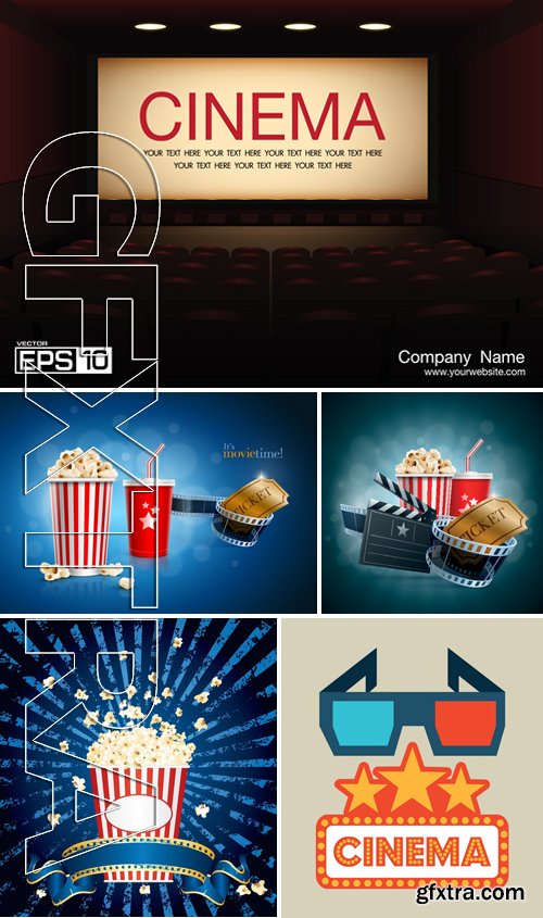 Stock Vectors - Cinema and Film