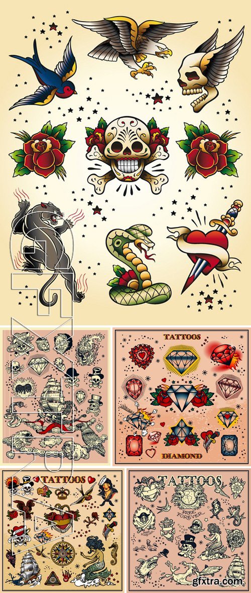 Stock Vectors - Tattoo design