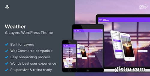 ThemeForest - Weather v1.0.0 - Layers Application One Page Theme - 11291467