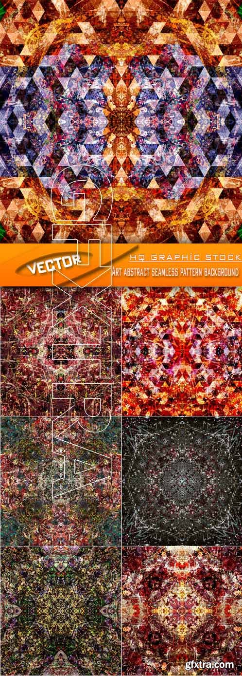 Stock Vector - Art abstract seamless pattern background