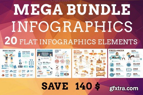 CM - Mega Bundle Infographics Elements 246396