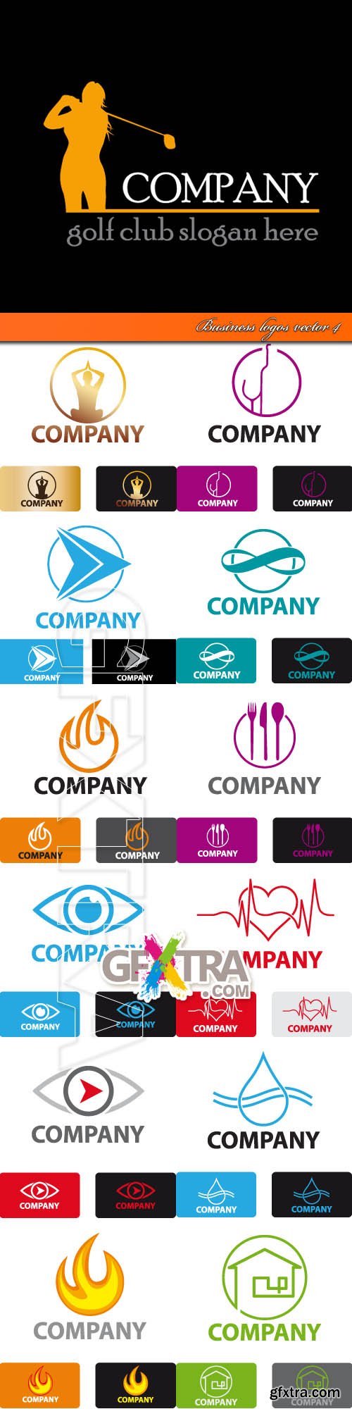 Business logos vector 4