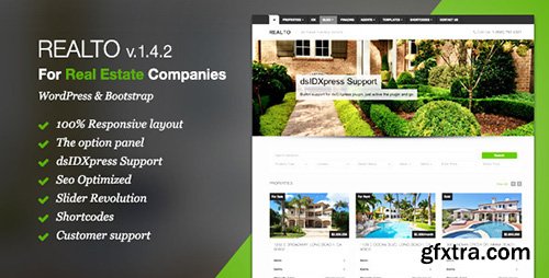 ThemeForest - Realto v1.4.3 - WordPress Theme for Real Estate Companies - 6801549