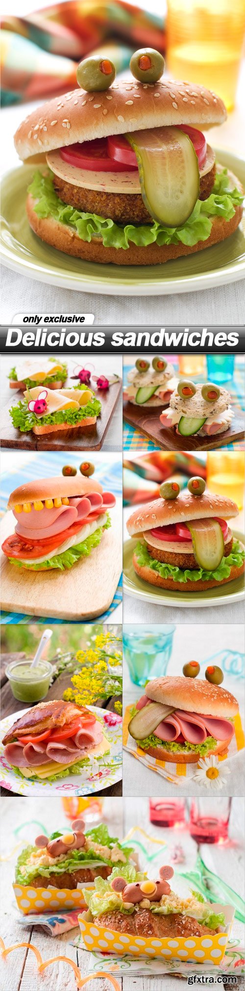 Delicious sandwiches - 7 UHQ JPEG