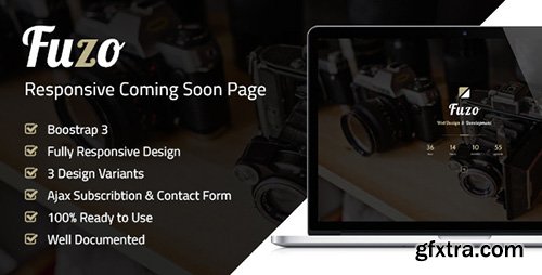 ThemeForest - Fuzo - Responsive Coming Soon Page - RIP - 9662847