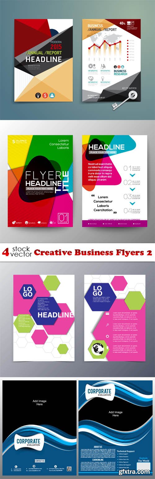 Vectors - Creative Business Flyers 2