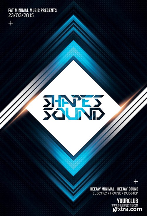 Shapes Sound Flyer Template