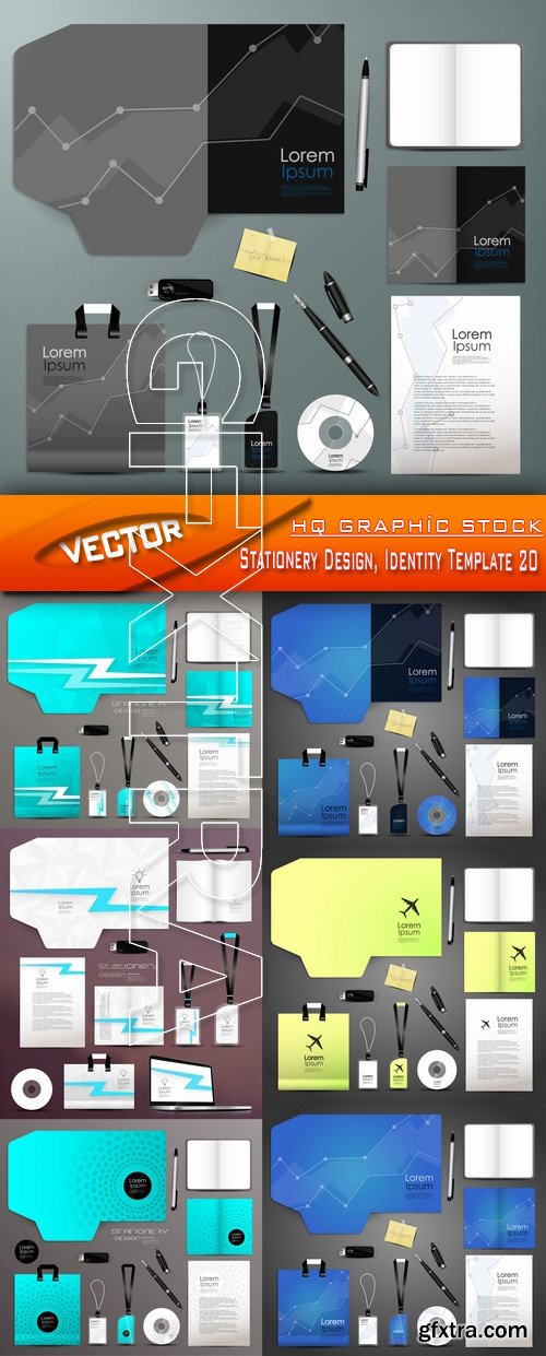 Stock Vector - Stationery Design, Identity Template 20