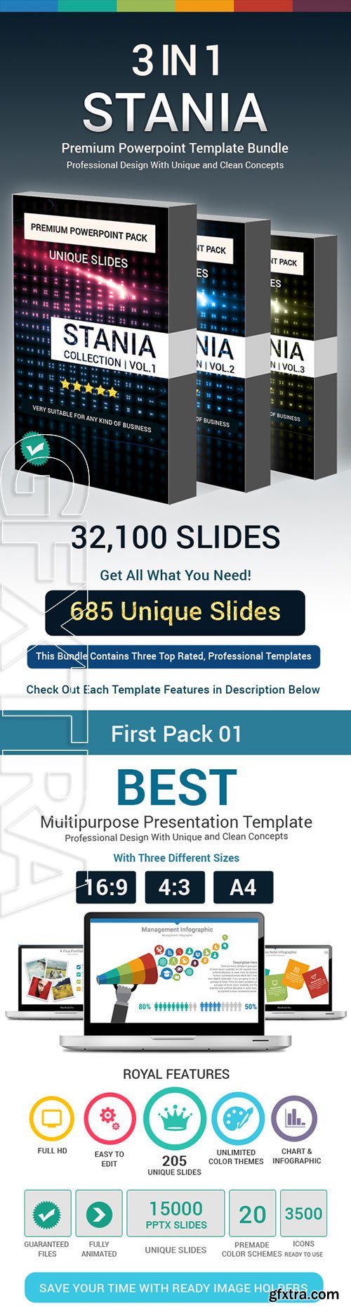 Graphicriver - 3 Stania Powerpoint Template Bundle 11369933