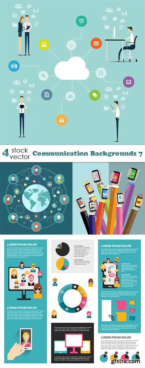 Vectors - Communication Backgrounds 7