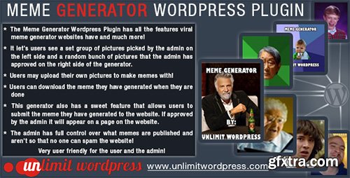 CodeCanyon - Meme Generator v2.0 Wordpress Plugin - 5195810