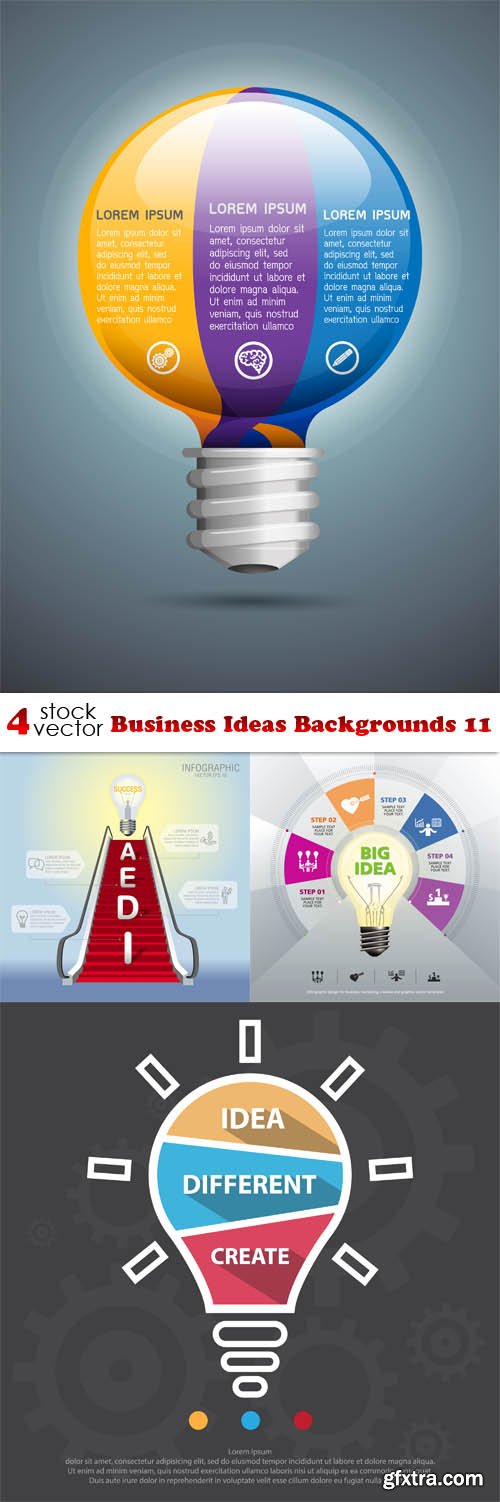 Vectors - Business Ideas Backgrounds 11