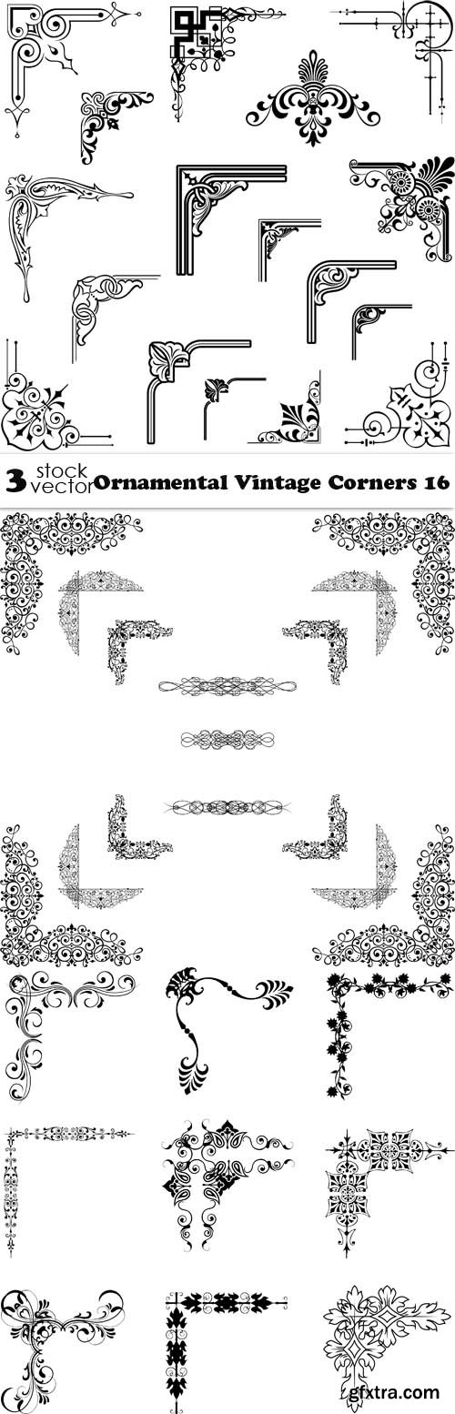 Vectors - Ornamental Vintage Corners 16