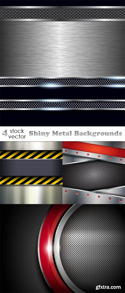 Vectors - Shiny Metal Backgrounds