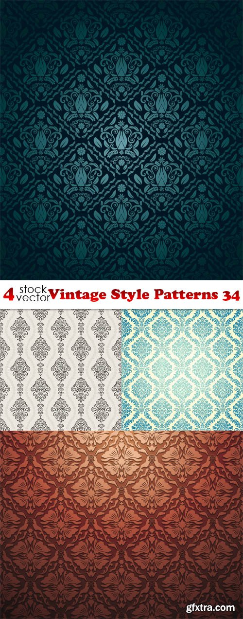 Vectors - Vintage Style Patterns 34