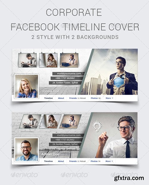 GraphicRiver - Corporate Facebook Timeline Cover 8085374
