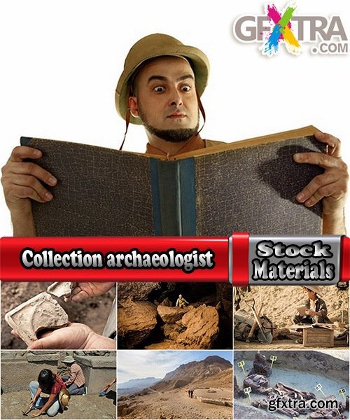 Collection archaeologist excavated relic artifact finding the ancient city of Temple 25 HQ Jpeg