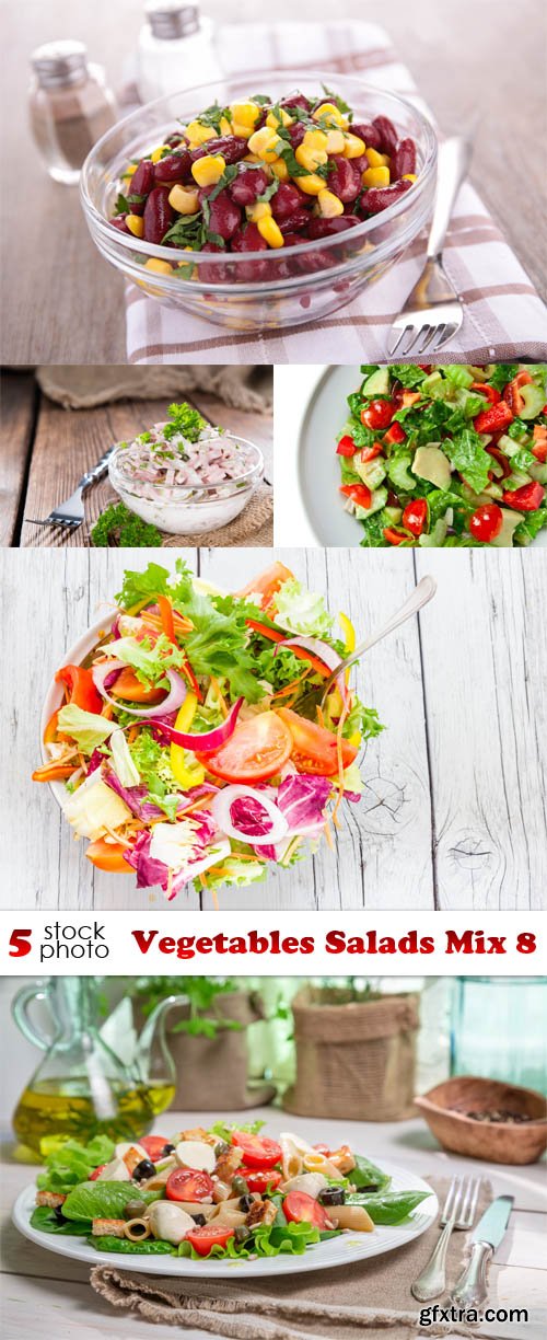 Photos - Vegetables Salads Mix 8