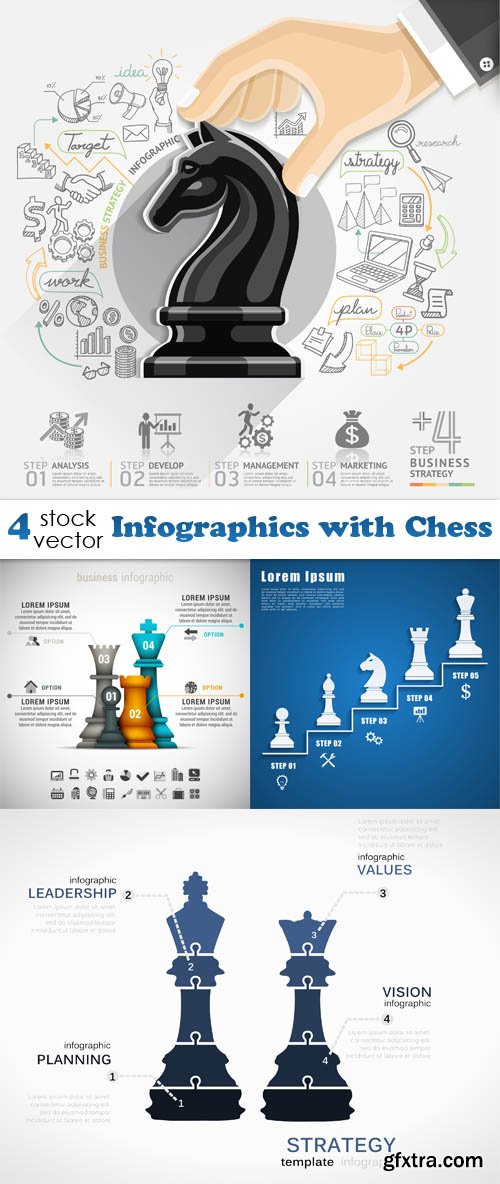 Vectors - Infographics with Chess