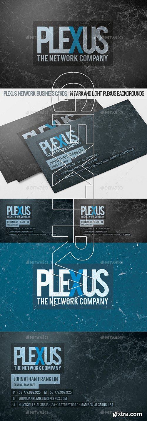 GraphicRiver - Plexus Business Cards 11415961