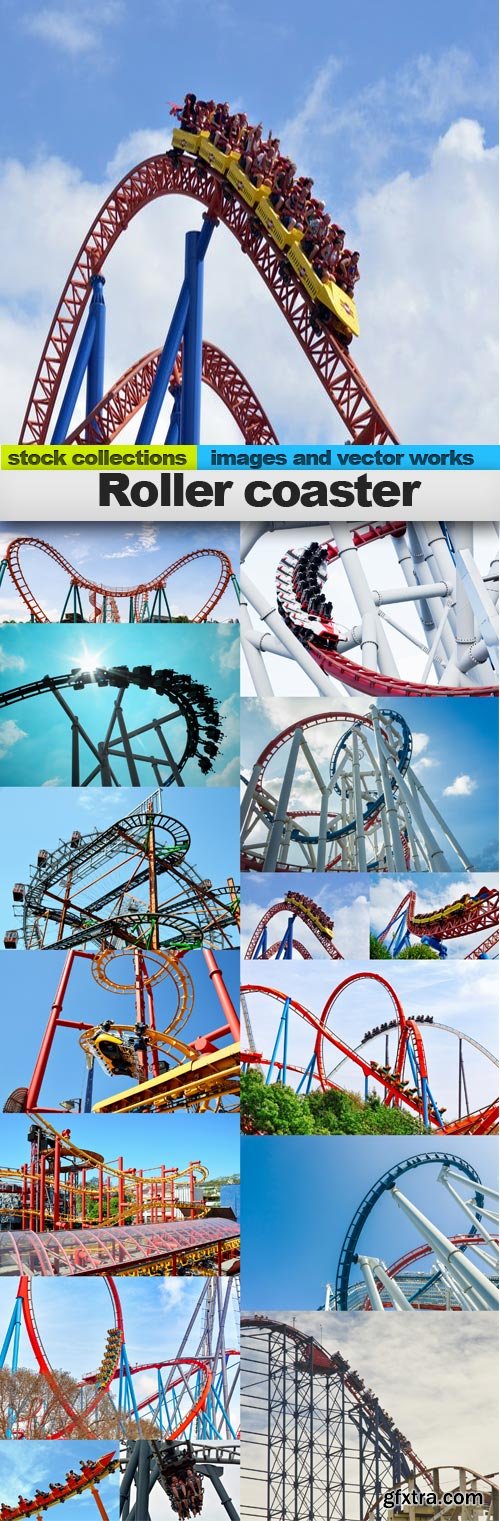 Roller coaster, 15 x UHQ JPEG