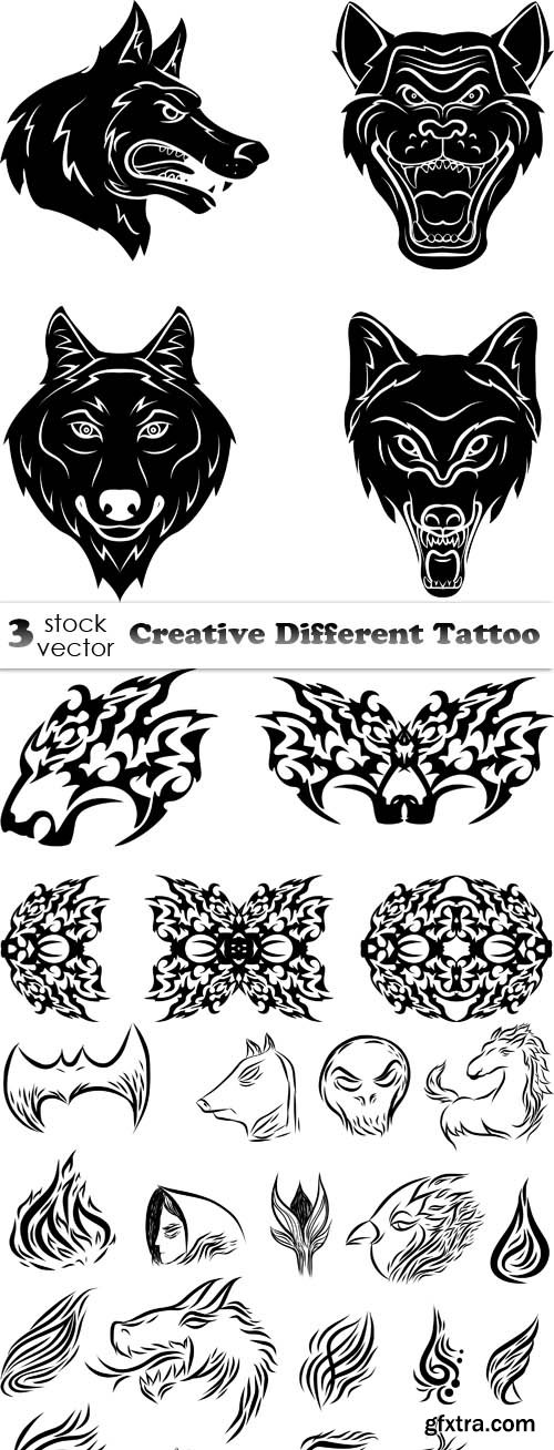 Vectors - Creative Different Tattoo