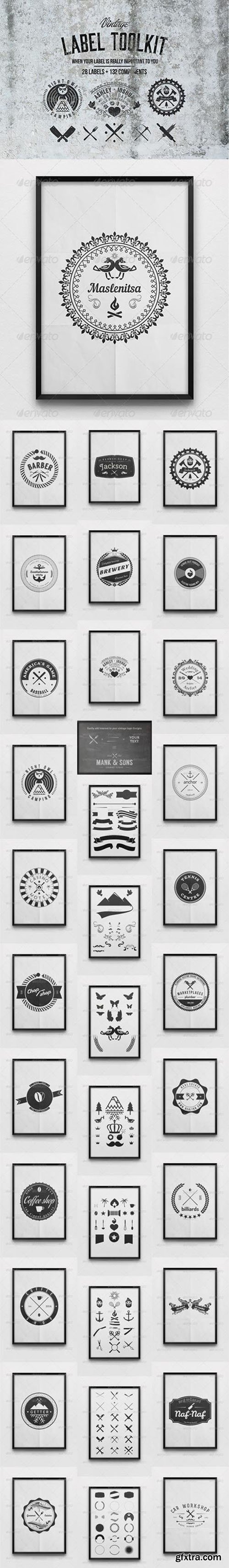 Graphicriver - Vintage label toolkit 8050501