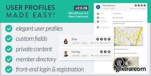 CodeCanyon - User Profiles Made Easy v2.0.28 - WordPress Plugin - 4109874