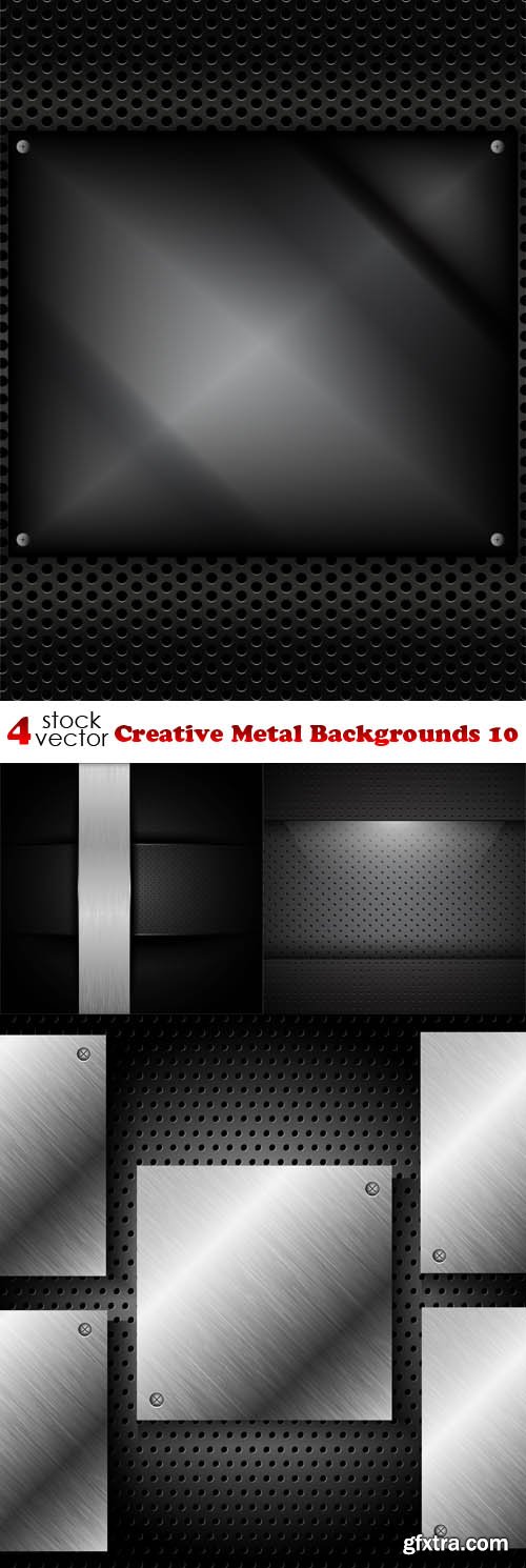 Vectors - Creative Metal Backgrounds 10