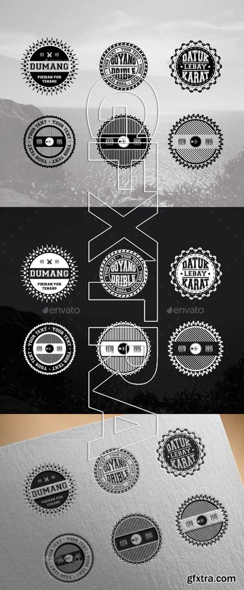 GraphicRiver - 6 Badges and Stickers 11526259
