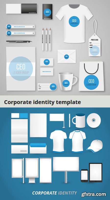 Corporate Identity Templates Vector