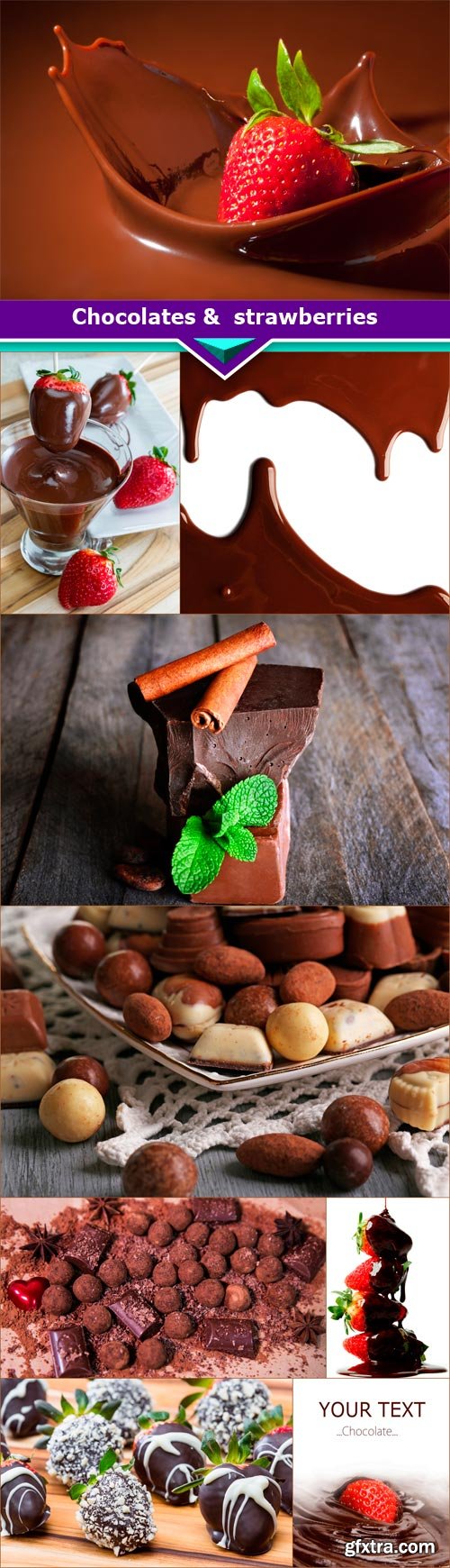 Chocolates &  strawberries 9x JPEG