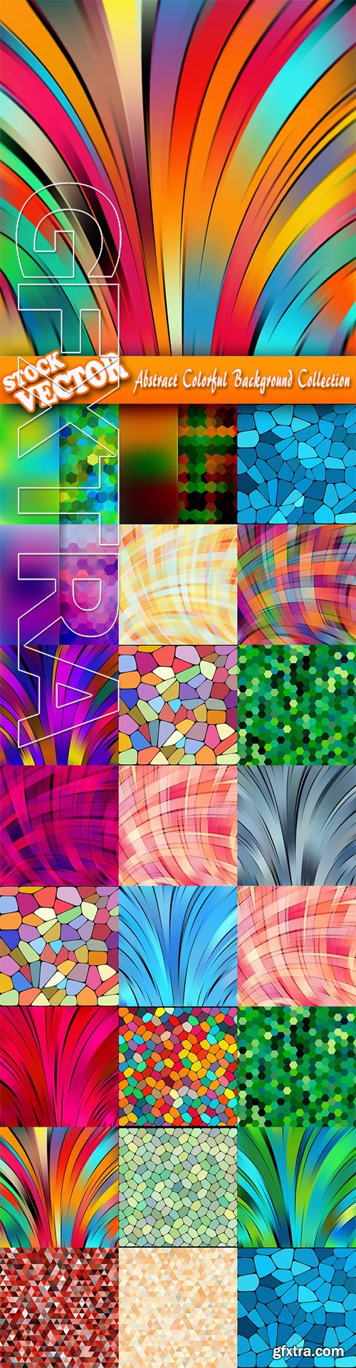 Stock Vector - Abstract Colorful Background Collection