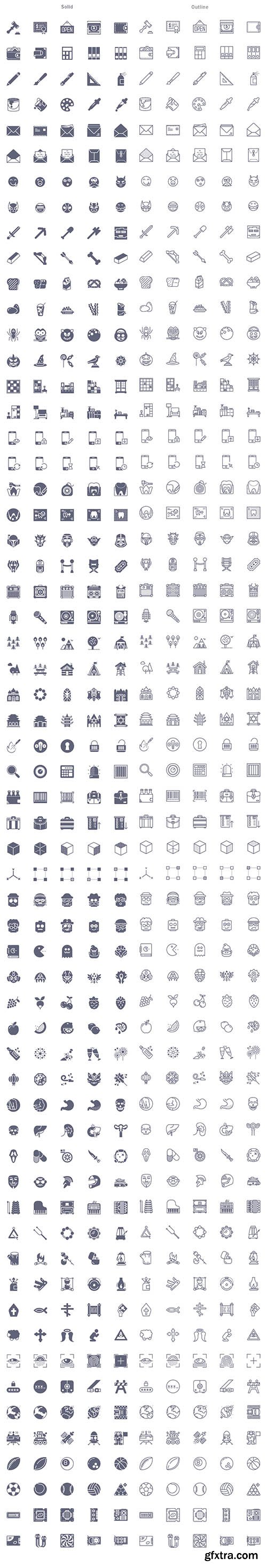 AI, PSD, SCETCH Vector Icons - 300 Smashicons