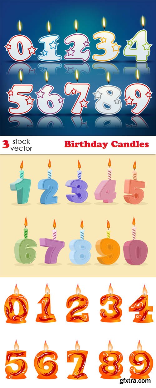 Vectors - Birthday Candles