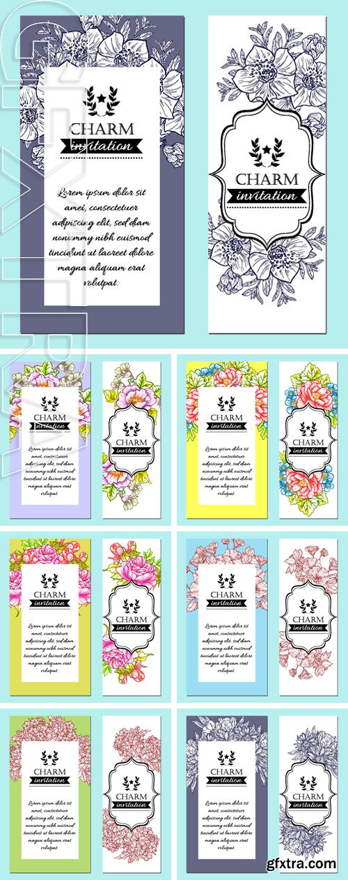Stock Vectors - Charm collection. Easy to edit. Perfect for invitations or announcements