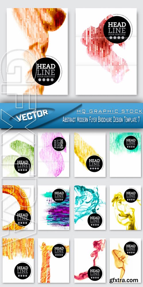 Stock Vector - Abstract Modern Flyer Brochure Design Template 7