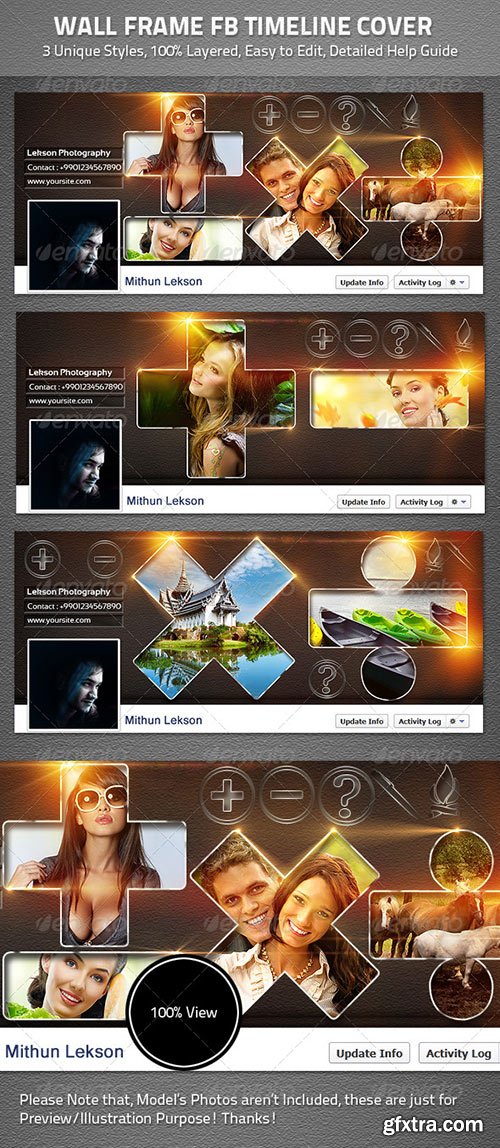 GraphicRiver - Wall Frame FB Timeline Cover 4294131
