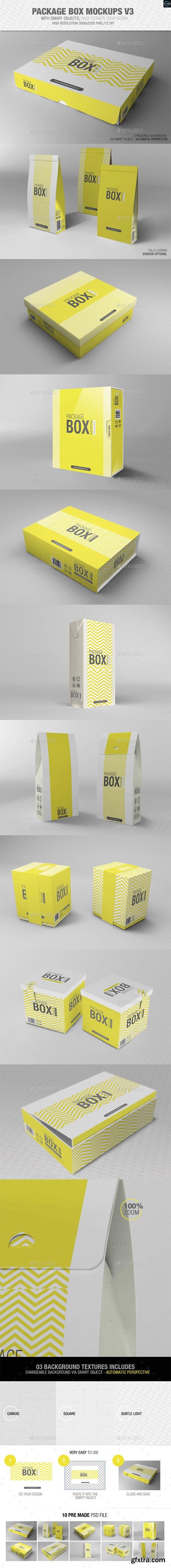 GraphicRiver - Package Box Mockups Vol3