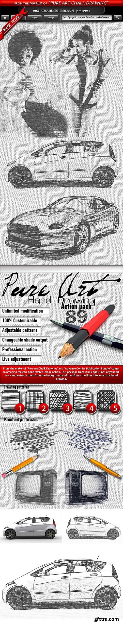 GraphicRiver - Pure Art Hand Drawing 89 - Freehand 2 8171356