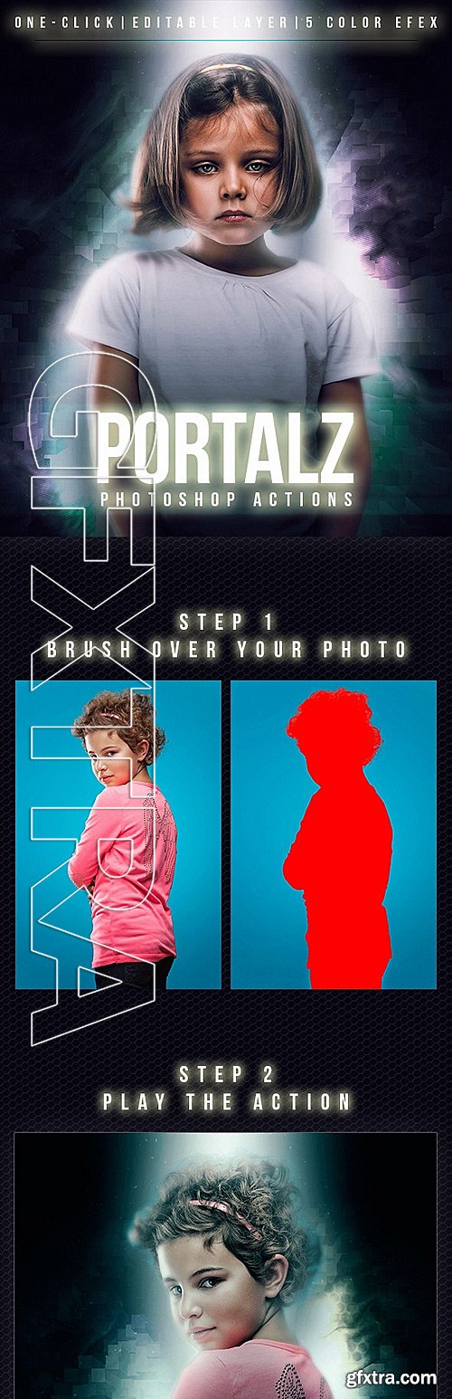 GraphicRiver - Portalz Photoshop Actions 11559726